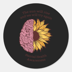 Health Awareness 2 Classic Round Sticker