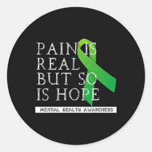 Health Awareness 3 Classic Round Sticker