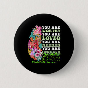 Health Awareness 6 Cm Round Badge