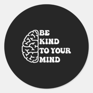 Health Awareness Classic Round Sticker