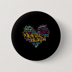Health Awareness Depression 1 6 Cm Round Badge