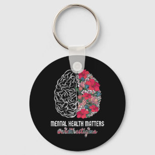 Health Awareness End The Stigma Mental Awareness Key Ring