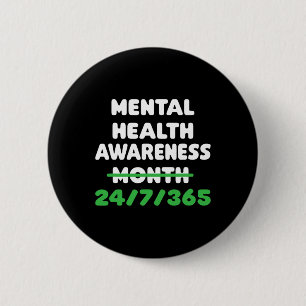 Health Awareness For Suicide Prevention  6 Cm Round Badge