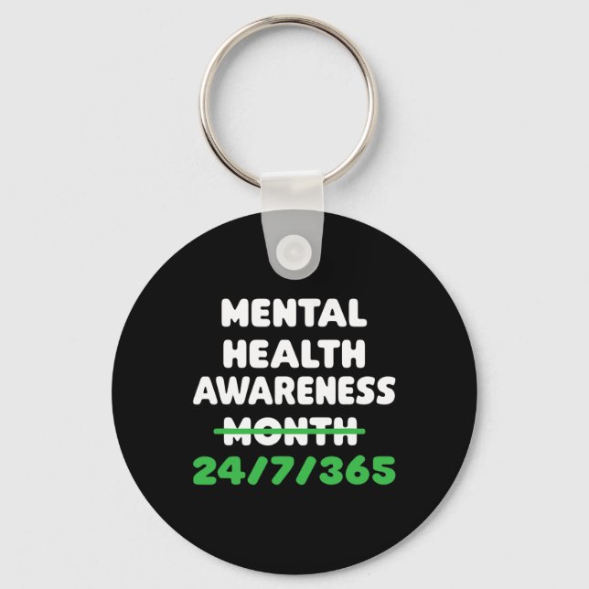 Health Awareness For Suicide Prevention  Key Ring (Front)