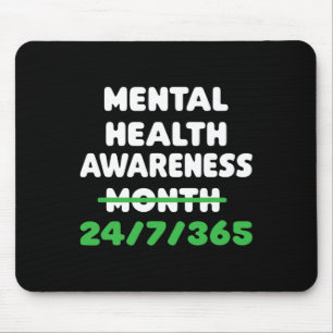 Health Awareness For Suicide Prevention Mouse Pad