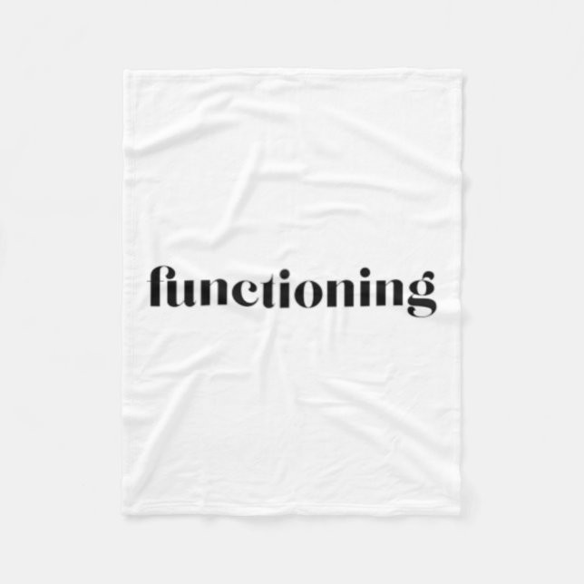 Health Awareness functioning  Fleece Blanket (Front)