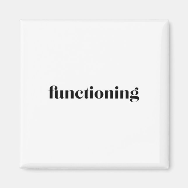 Health Awareness functioning  Magnet (Front)