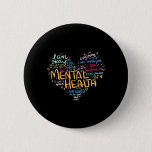Health Awareness Gifts Depression 6 Cm Round Badge