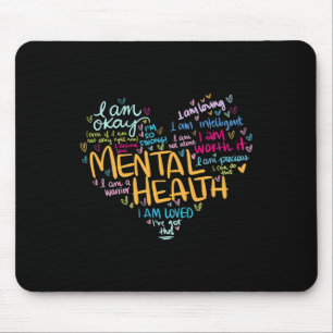 Health Awareness Gifts Depression  Mouse Pad