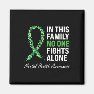 Health Awareness Green Ribbon 3  Magnet