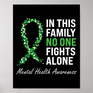 Health Awareness Green Ribbon 3 Poster