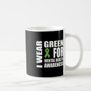 Health Awareness Green Ribbon Support Coffee Mug