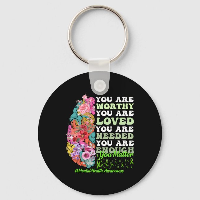 Health Awareness  Key Ring (Front)