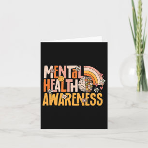 Health Awareness Mental Illness Therapist Counselo Card