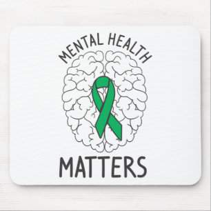 Health Awareness Month Mental Health Problems Posi Mouse Pad