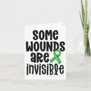 Health Awareness Some Wounds Are Invisible 1 Card
