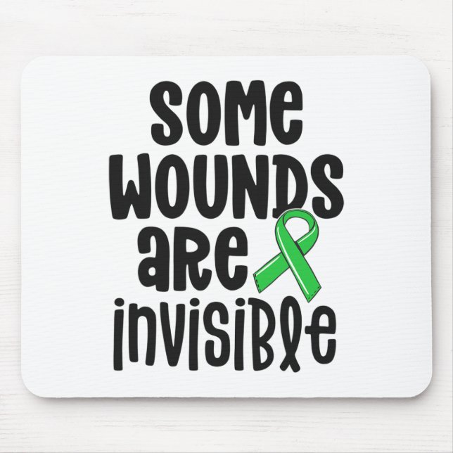 Health Awareness Some Wounds Are Invisible 1  Mouse Pad (Front)