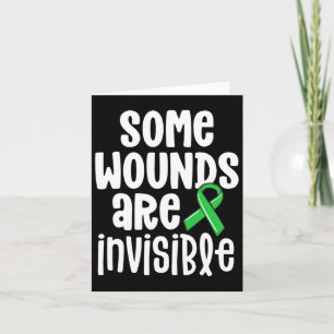 Health Awareness Some Wounds Are Invisible Card