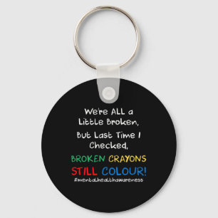 Health Awareness Suicide Prevention Gift  Key Ring