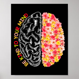 Health Be Kind Fun To Your Mind Autism Awareness  Poster