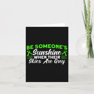Health Be Someone's Sunshine Mental Health Awarene Card