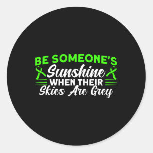 Health Be Someone's Sunshine Mental Health Awarene Classic Round Sticker