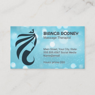Health Beauty Spa   Massage Business Card