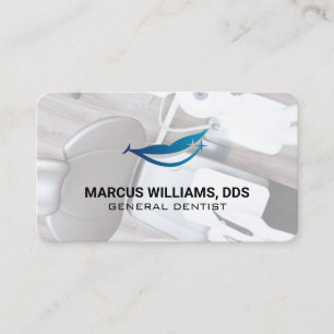 Health Care Dentist Office Smile Logo Business Card