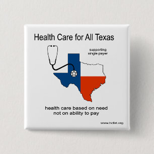 Health Care for All Texas Pin