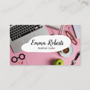 Health Care Job Medical Coder Business Card