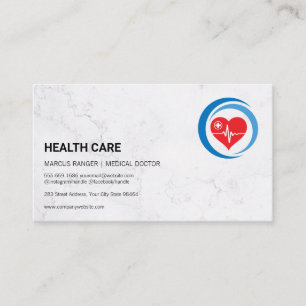 Health Care Logo   Medical Professionals Appointment Card