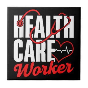 Health Care Worker Free Universal Affordable Healt Ceramic Tile