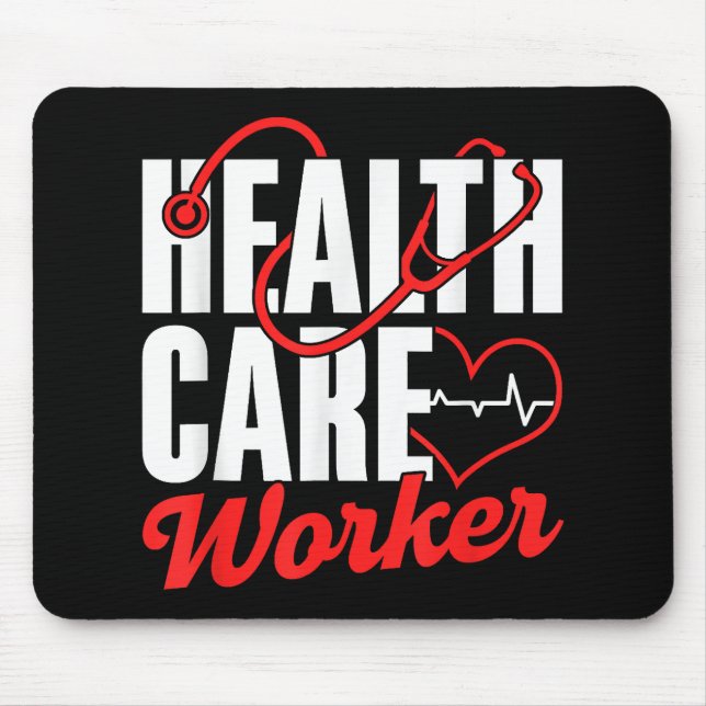 Health Care Worker Free Universal Affordable Healt Mouse Pad (Front)