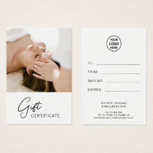 Health Coach Holistic Therapist Gift Certificate