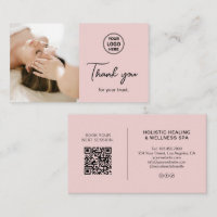 Health Coach Holistic Therapist Thank You Card