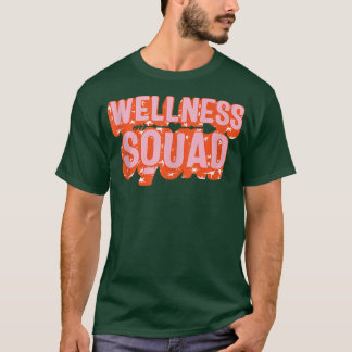 Health Coach Wellness Squad Rainbow Fitness Gym Cr T-Shirt