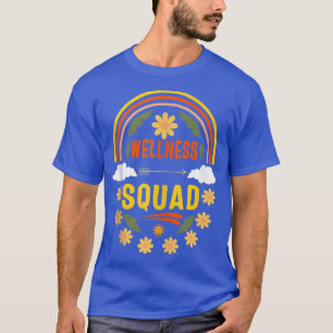 Health Coach Wellness Squad Rainbow Fitness Gym Cr T-Shirt