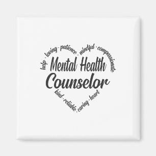 Health Counsellor Heart Word Cloud 1 Magnet