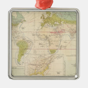 Health, disease metal ornament