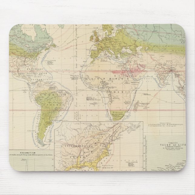 Health, disease mouse pad (Front)