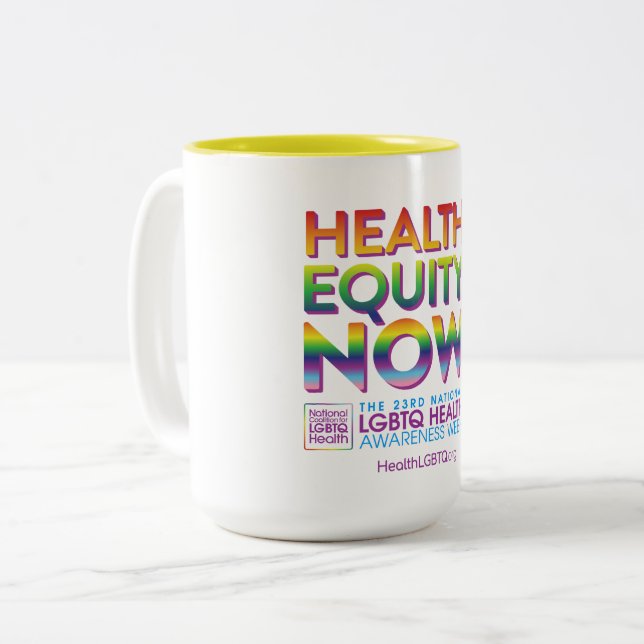 Health Equity Now! Mug (Front Left)