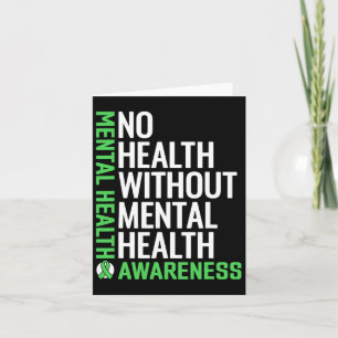 Health Fight The Stigma Mental Health Awareness Card