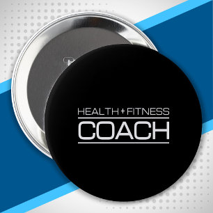 Health Fitness Coach Personal Trainer Gym Training 10 Cm Round Badge