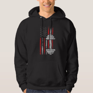 Health Fitness Gym Workout Motivation American Hoodie