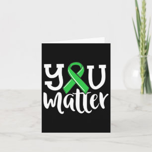 Health For Women You Problem Green Ribbon Card