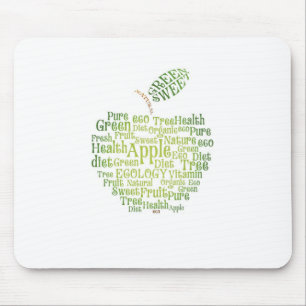 Health Green Eco Friendly Mouse Pad