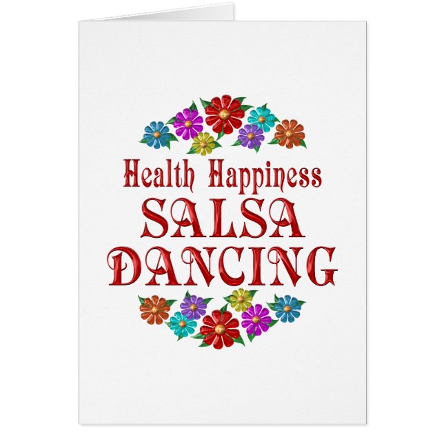 Health Happiness Salsa Dancing (Front)