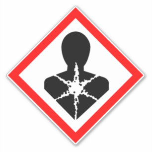 Health Hazard Symbol Label
