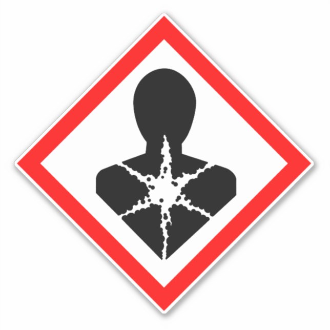 Health Hazard Symbol Label (Front)