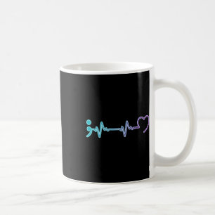 Health Illness Heartbeat Suicide Prevention Coffee Mug